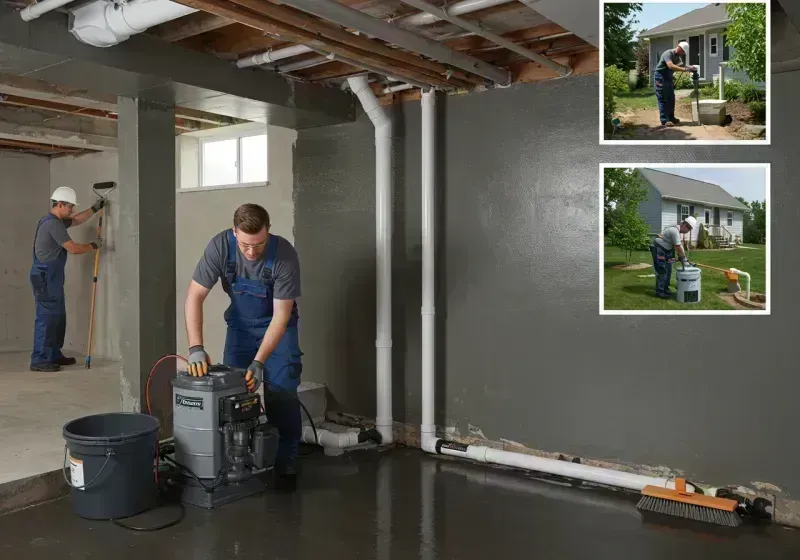 Basement Waterproofing and Flood Prevention process in Oswego, IL